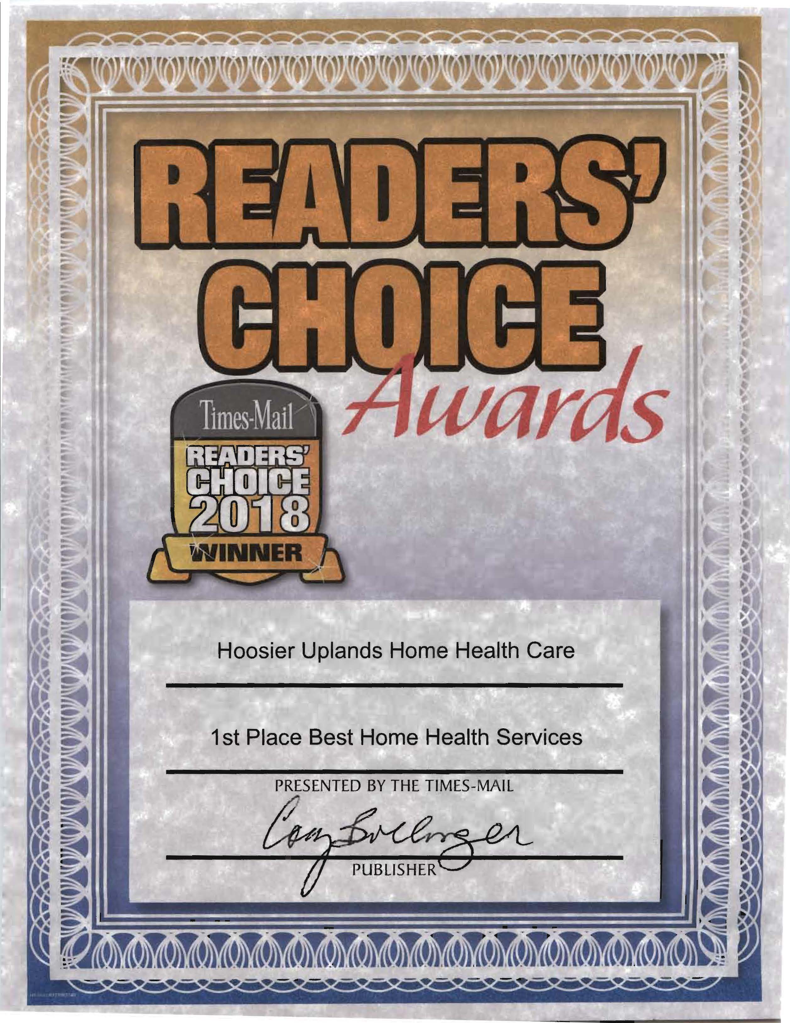 Hoosier Uplands Departments